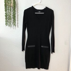 Black long sleeve dress